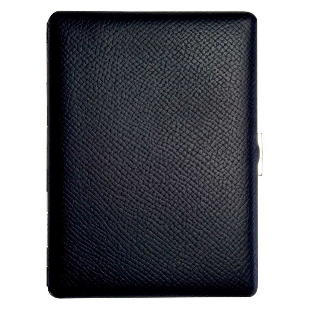 Tsubota Pearl Cosmos Noblesse Cigarette Case – Black - Image 2