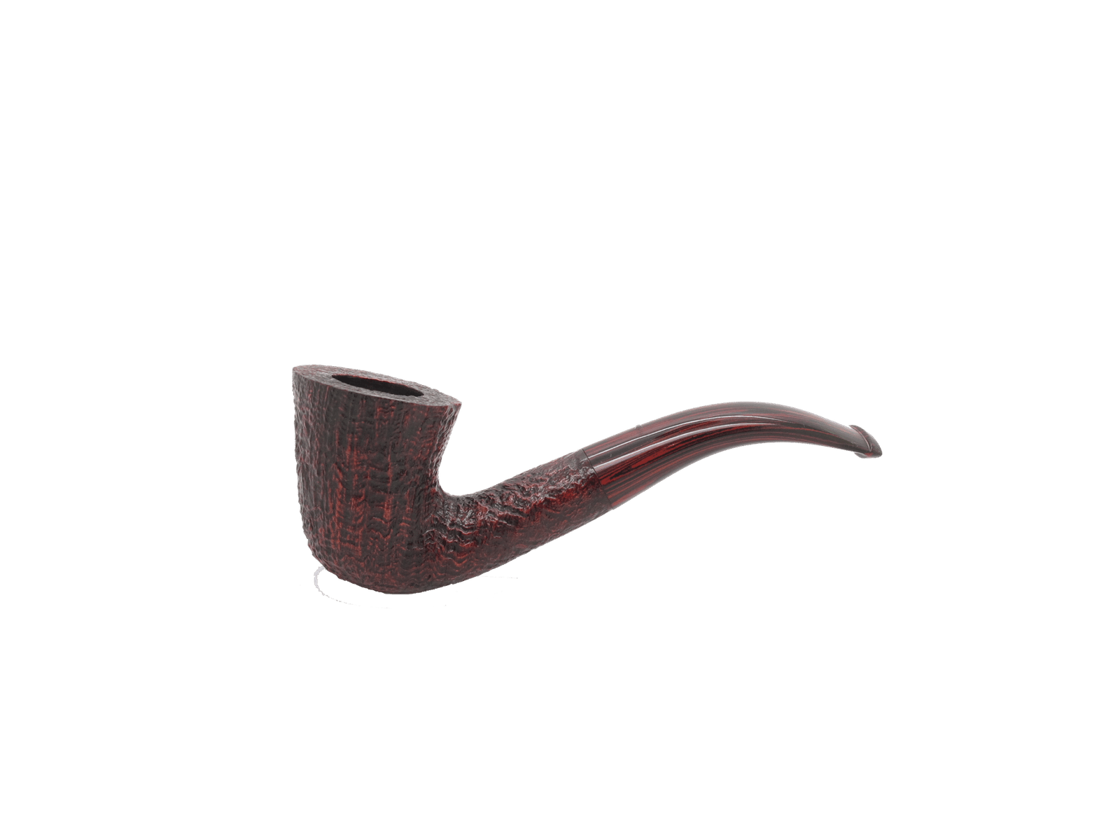 White Spot Cumberland Pipe – Medium Bent Dublin Pipe, 4114 Made by Alfred Dunhill
