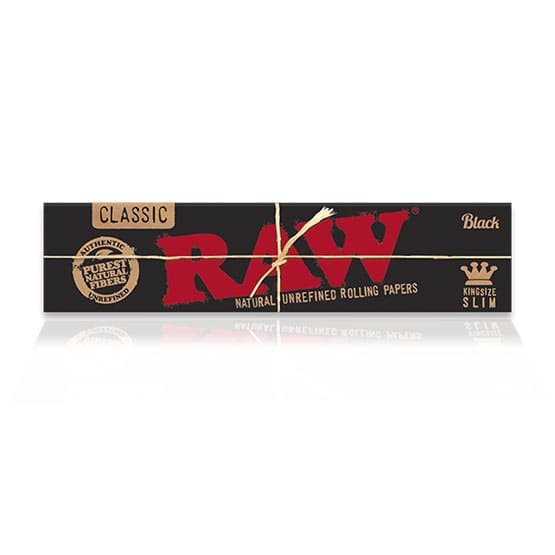 Raw Black King Size Slim Rolling Papers – Single Pack