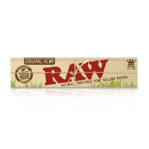 Raw Organic Hemp King Size Slim Rolling Papers – Single Pack