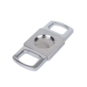 BLD Double Finger Double Blades Square Cigar Cutter – Polished Chrome