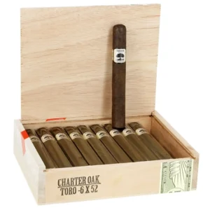 Foundation Charter Oak CT Broadleaf Toro Cigar – Box of 20