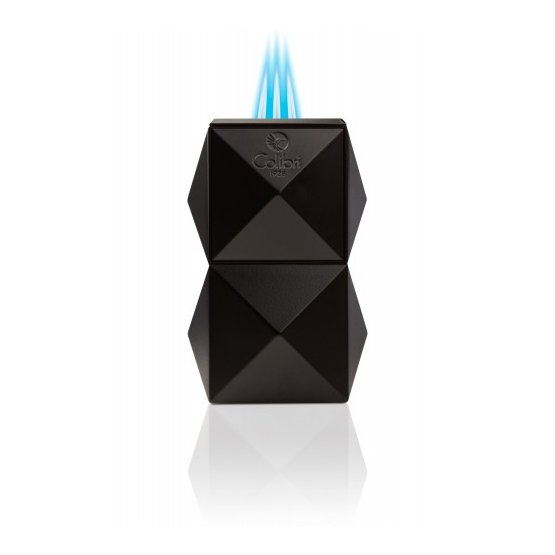 Colibri Quasar Table Triple Jet Flame Cigar Lighter – Black