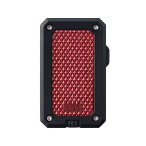 Colibri Rally Single Jet Flame Cigar Lighter – Black & Red