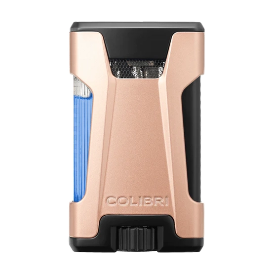 Colibri Rebel Double Jet Flame Cigar Lighter – Rose Gold
