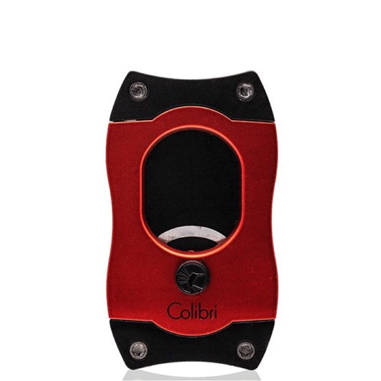 Colibri S-Cut Cigar Cutter – Red & Black - Image 2