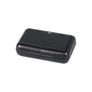 Cool Matt Black Tobacco Tin with Papers Holder