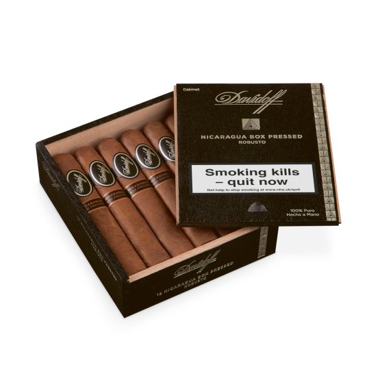 Davidoff Nicaragua Box Pressed Robusto Cigar – Box of 12