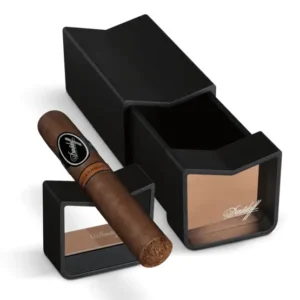 Davidoff Sliding Ashtray- Black & Gold