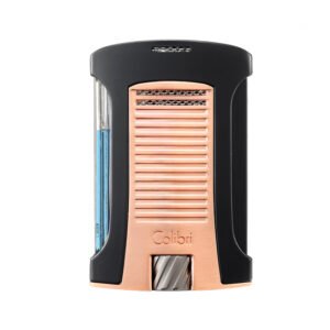 Colibri Daytona Single Jet Flame Cigar Lighter – Black & Rose Gold