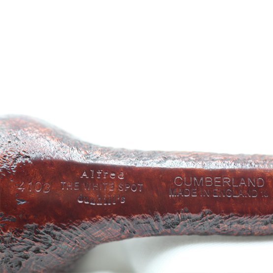 Dunhill White Spot Cumberland 4103 Billiard Pipe - Image 2
