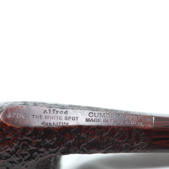 Dunhill White Spot Cumberland 4204 Bulldog Pipe - Image 2