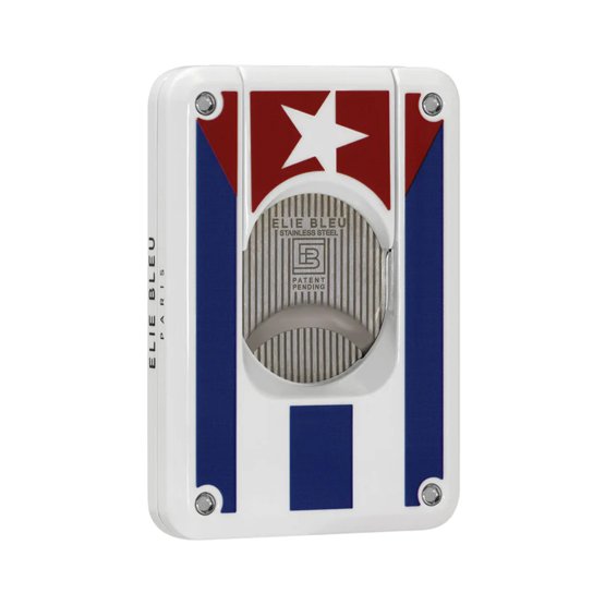 Elie Bleu Double Blade Cuban Flag Cigar Cutter - Image 2