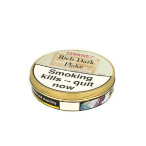 Germain’s Rich Dark Flake British Pipe Tobacco 50g – Single Tin