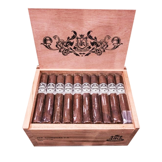Jas Sum Kral Toothpick 2.0 Robusto Maduro Cigar – Bundle of 50