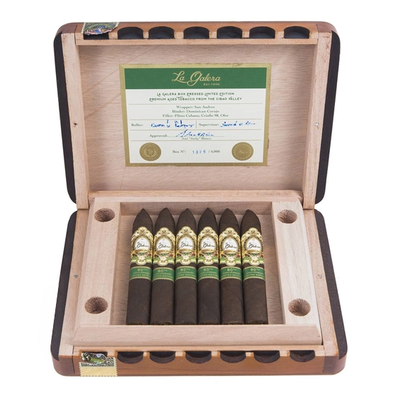 La Galera 80th Anniversary Cigar Selection Box – Box of 14