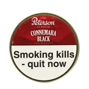 Peterson Connemara Black Pipe Tobacco 50g – Single Tin