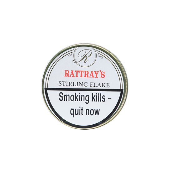 Rattray’s Stirling Flake Pipe Tobacco 50g – Single Tin