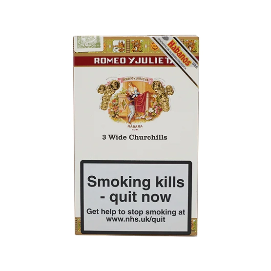 Romeo y Julieta Wide Churchill Cigar – Pack of 3 Tubos