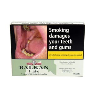 Samuel Gawith Balkan Flake Pipe Tobacco 50g – Single Tin