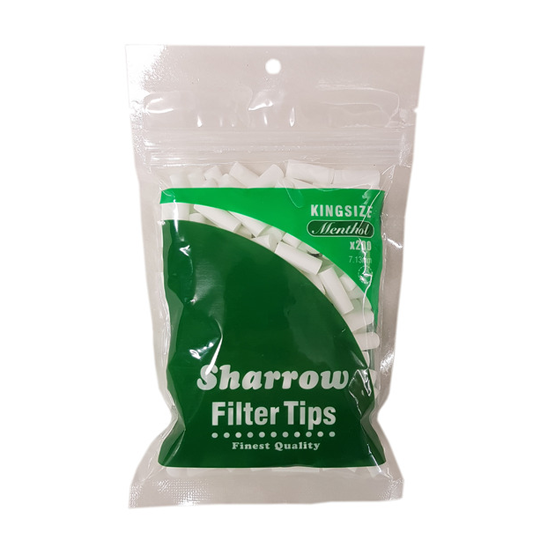 Wilsons of Sharrow King Size Menthol Filter Tips – Single Bag
