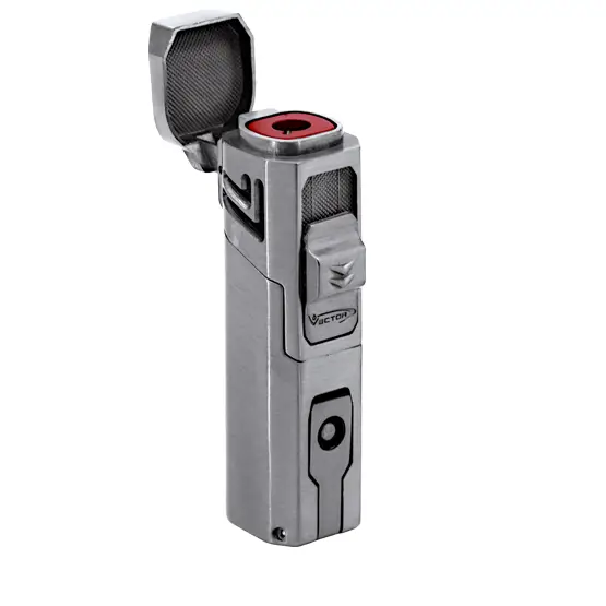 Vector Caliper Single Jet Flame Cigar Lighter – Chrome