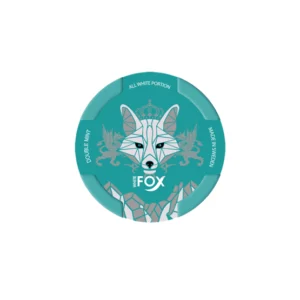 White Fox Slim Double Mint Slim White Portion Nicotine Pouches – 10 x Tins