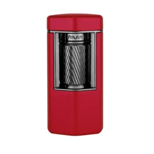 Xikar Meridian Triple Soft Flame Lighter – Red & Gunmetal